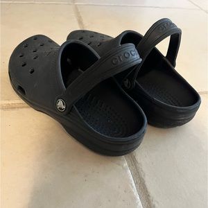 Navy blue crocs